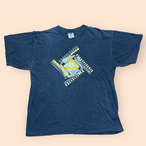 Vintage 1990s T Shirt Pittsburgh Pennsylvania Cheerleaders XL Black Vtg 90s